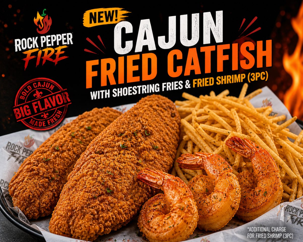 Cajun Catfish Platter.