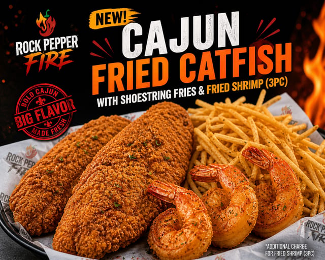 Cajun Catfish Platter.